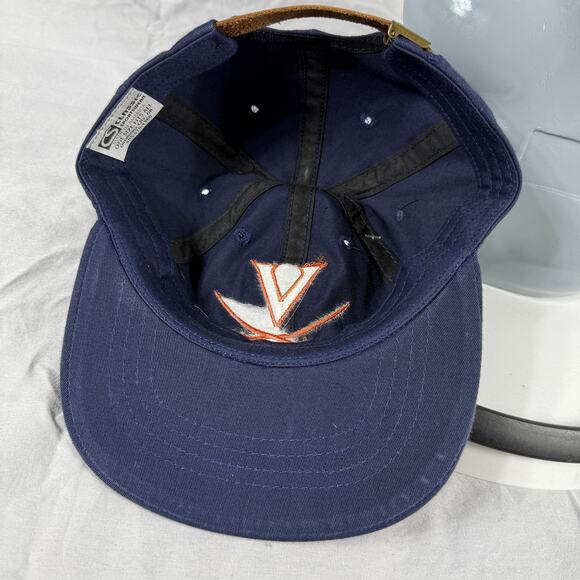 Vintage Virginia Cavaliers Hat Cap Strap Back NCAA College Basketball Mens 90s - Picture 9 of 11
